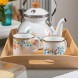 ESTIA ΔΙΣΚΟΣ ΣΕΡΒΙΡΙΣΜΑΤΟΣ BAMBOO ESSENTIALS ΜΕ ΛΑΒΕΣ ΜΕΤΑΦΟΡΑΣ 44x29.5x5.5cm