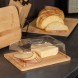 ESTIA ΒΑΣΗ ΤΥΡΙΩΝ BAMBOO ESSENTIALS ΜΕ ΠΛΑΣΤΙΚΌ ΚΑΠΑΚΙ 24x18x7.5cm