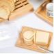 ESTIA ΒΑΣΗ ΤΥΡΙΩΝ BAMBOO ESSENTIALS ΜΕ ΠΛΑΣΤΙΚΌ ΚΑΠΑΚΙ 24x18x7.5cm