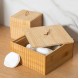 ESTIA ΚΟΥΤΙ ΑΠΟΘΗΚΕΥΣΗΣ ΚΑΙ ΟΡΓΑΝΩΣΗΣ ΜΠΑΝΙΟΥ BAMBOO ESSENTIALS 15x15x7cm
