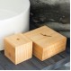 ESTIA ΚΟΥΤΙ ΑΠΟΘΗΚΕΥΣΗΣ ΚΑΙ ΟΡΓΑΝΩΣΗΣ ΜΠΑΝΙΟΥ BAMBOO ESSENTIALS 9x9x8cm