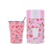 ESTIA ΘΕΡΜΟΣ COFFEE MUG SAVE THE AEGEAN 350ml CHERRY ROSE