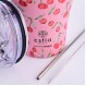 ESTIA ΘΕΡΜΟΣ COFFEE MUG SAVE THE AEGEAN 350ml CHERRY ROSE