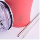 ESTIA ΘΕΡΜΟΣ COFFEE MUG SAVE THE AEGEAN 350ml FUSION CORAL