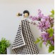 ESTIA ΚΡΕΜΑΣΤΡΑ ΕΠΙΤΟΙΧΙΑ BAMBOO ESSENTIALS ΔΙΠΛΗ ΜΕΤΑΛΛΙΚΗ ΜΑΥΡΗ