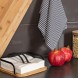 ESTIA ΧΑΡΤΟΠΕΤΣΕΤΟΘΗΚΗ BAMBOO ESSENTIALS ΤΕΤΡΑΓΩΝΗ ΜΕΤΑΛΛΙΚΗ 20x20x7cm