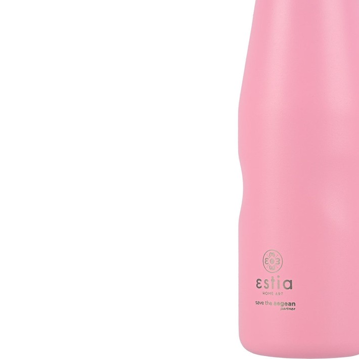ESTIA ΘΕΡΜΟΣ TRAVEL FLASK SAVE THE AEGEAN 500ml BLOSSOM ROSE