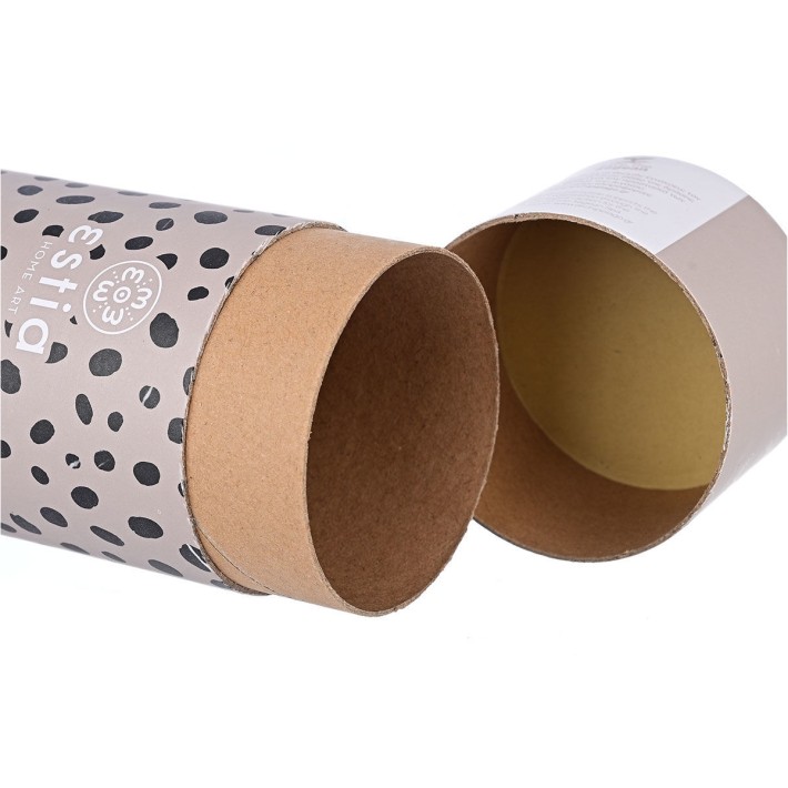 ESTIA ΘΕΡΜΟΣ TRAVEL FLASK SAVE THE AEGEAN 500ml LEOPARD TAUPE