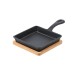 ESTIA ΤΗΓΑΝΙ ΣΕΡΒΙΡΙΣΜΑΤΟΣ IRON MANTEMENIO 14cm ΜΕ ΒΑΣΗ BAMBOO