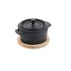 ESTIA ΚΑΤΣΑΡΟΛΑΚΙ IRON ΜΑΝΤΕΜΕΝΙΟ 10cm ΜΕ ΒΑΣΗ BAMBOO