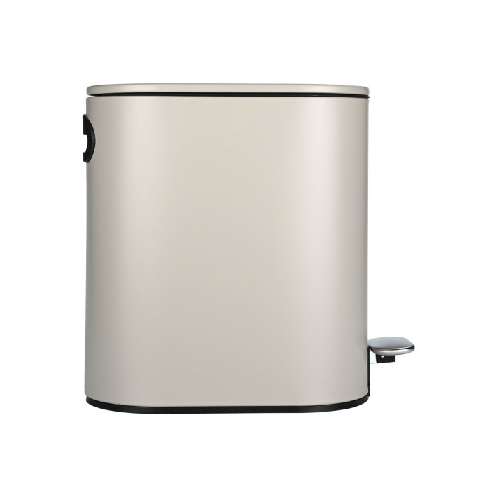 ESTIA ΧΑΡΤΟΔΟΧΕΙΟ ΜΠΑΝΙΟΥ SOFT CLOSE SLIM 5lt ΜΑΤ TAUPE