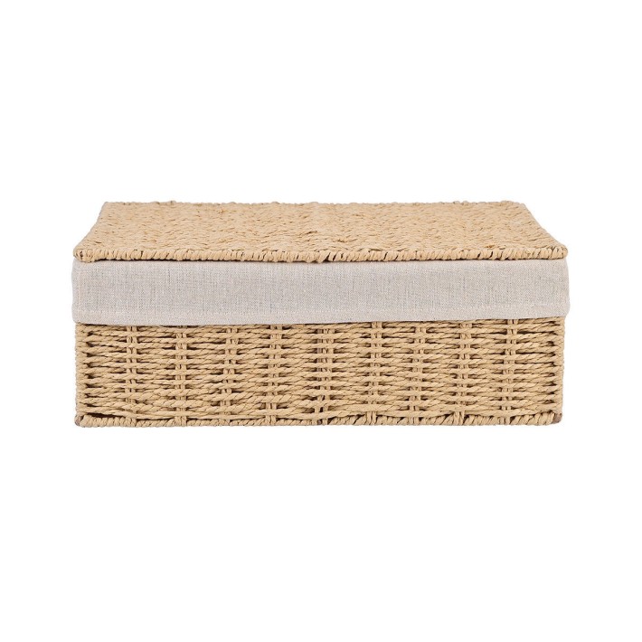 ESTIA ΚΟΥΤΙ ΑΠΟΘΗΚΕΥΣΗΣ & ΟΡΓΑΝΩΣΗΣ BOTANICA 36x27x13cm ΜΕ ΕΣΩΤΕΡΙΚΗ ΕΠΕΝΔΥΣΗ & ΚΑΠΑΚΙ