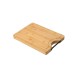 ESTIA ΕΠΙΦΑΝΕΙΑ ΚΟΠΗΣ BAMBOO ESSENTIALS 35x25cm ΜΕ ΜΕΤΑΛΛΙΚΗ ΛΑΒΗ