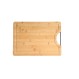 ESTIA ΕΠΙΦΑΝΕΙΑ ΚΟΠΗΣ BAMBOO ESSENTIALS 35x25cm ΜΕ ΜΕΤΑΛΛΙΚΗ ΛΑΒΗ