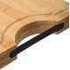 ESTIA ΕΠΙΦΑΝΕΙΑ ΚΟΠΗΣ BAMBOO ESSENTIALS 35x25cm ΜΕ ΜΕΤΑΛΛΙΚΗ ΛΑΒΗ