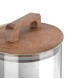 ESTIA ΔΟΧΕΙΟ ΑΠΟΘΗΚΕΥΣΗΣ ACACIA ΓΥΑΛΙΝΟ 1000ml 10x10x19cm