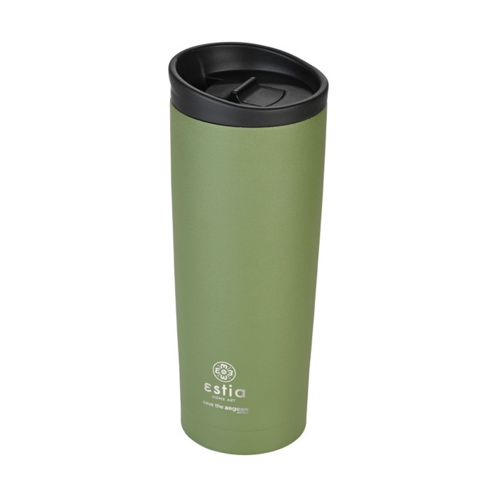 ESTIA ΘΕΡΜΟΣ TRAVEL MUG SAVE THE AEGEAN 450ml FOREST SPIRIT