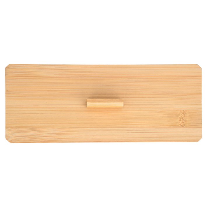 ESTIA ΚΟΥΤΙ ΑΠΟΘΗΚΕΥΣΗΣ & ΟΡΓΑΝΩΣΗΣ BAMBOO ESSENTIALS ΟΡΘΟΓΩΝΙΟ 23.3x9.4x8.8cm ΜΕ ΚΑΠΑΚΙ