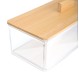 ESTIA ΚΟΥΤΙ ΑΠΟΘΗΚΕΥΣΗΣ & ΟΡΓΑΝΩΣΗΣ BAMBOO ESSENTIALS ΟΡΘΟΓΩΝΙΟ 23.3x9.4x8.8cm ΜΕ ΚΑΠΑΚΙ