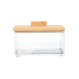 ESTIA ΚΟΥΤΙ ΑΠΟΘΗΚΕΥΣΗΣ & ΟΡΓΑΝΩΣΗΣ BAMBOO ESSENTIALS ΤΕΤΡΑΓΩΝΟ  9x9x6cm ΜΕ ΚΑΠΑΚΙ