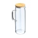 ESTIA ΚΑΝΑΤΑ BAMBOO ESSENTIALS ΓΥΑΛΙΝΗ 1500ml ΜΕ ΚΑΠΑΚΙ