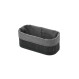 ESTIA ΚΑΛΑΘΙ ΟΡΓΑΝΩΣΗΣ BAMBOO ESSENTIALS 19.5x10cm ME ΕΠΕΝΔΥΣΗ ΜΑΥΡΟ