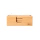 ESTIA ΣΟΥΒΕΡ BAMBOO ESSENTIALS 11x11cm ΜΕ ΘΗΚΗ 5 ΤΕΜ.
