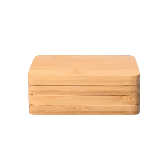 ESTIA ΣΟΥΒΕΡ BAMBOO ESSENTIALS 11x11cm ΜΕ ΘΗΚΗ 5 ΤΕΜ.