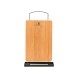 ESTIA ΣΕΤ ΕΠΙΦΑΝΕΙΕΣ ΚΟΠΗΣ BAMBOO ESSENTIALS 4 ΤΕΜ ΜΕ ΒΑΣΗ ΜΕΤΑΛΛΙΚΗ