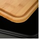 ESTIA ΨΩΜΙΕΡΑ BAMBOO ESSENTIALS ΜΕΤΑΛΛΙΚΗ 42x23x13cm ΜΑΥΡΗ