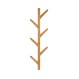 ESTIA ΚΡΕΜΑΣΤΡΑ ΤΟΙΧΟΥ BAMBOO ΚΑΘΕΤΗ 6 ΘΕΣΕΩΝ ΜΕ ΠΛΑΚΕ ΓΑΝΤΖΟΥΣ