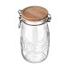 ESTIA ΔΟΧΕΙΟ ΑΠΟΘΗΚΕΥΣΗΣ ALLURE ΓΥΑΛΙΝΟ 1500ml ΜΕ ΚΛΙΠ ΚΑΠΑΚΙ