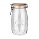 ESTIA ΔΟΧΕΙΟ ΑΠΟΘΗΚΕΥΣΗΣ ALLURE ΓΥΑΛΙΝΟ 1500ml ΜΕ ΚΛΙΠ ΚΑΠΑΚΙ