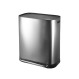 ESTIA ΚΑΔΟΣ ΑΠΟΡΡΙΜΑΤΩΝ DUOPRIME SOFT CLOSE 60lt ΜΕ ΔΥΟ ΔΟΧΕΙΑ 30&30lt INOX