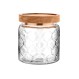ESTIA ΔΟΧΕΙΟ ΑΠΟΘΗΚΕΥΣΗΣ ALLURE ΓΥΑΛΙΝΟ 500ml 11x10cm ΑΝΑΓΛΥΦΟ