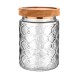 ESTIA ΔΟΧΕΙΟ ΑΠΟΘΗΚΕΥΣΗΣ ALLURE ΓΥΑΛΙΝΟ 700ml 14x10cm ΑΝΑΓΛΥΦΟ