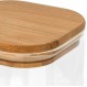 ESTIA ΔΟΧΕΙΟ ΑΠΟΘΗΚΕΥΣΗΣ BAMBOO ESSENTIALS 550ml ΓΥΑΛΙΝΟ ΜΕ ΚΑΠΆΚΙ