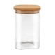 ESTIA ΔΟΧΕΙΟ ΑΠΟΘΗΚΕΥΣΗΣ BAMBOO ESSENTIALS 950ml ΓΥΑΛΙΝΟ ΜΕ ΚΑΠΆΚΙ