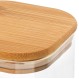 ESTIA ΔΟΧΕΙΟ ΑΠΟΘΗΚΕΥΣΗΣ BAMBOO ESSENTIALS 950ml ΓΥΑΛΙΝΟ ΜΕ ΚΑΠΆΚΙ