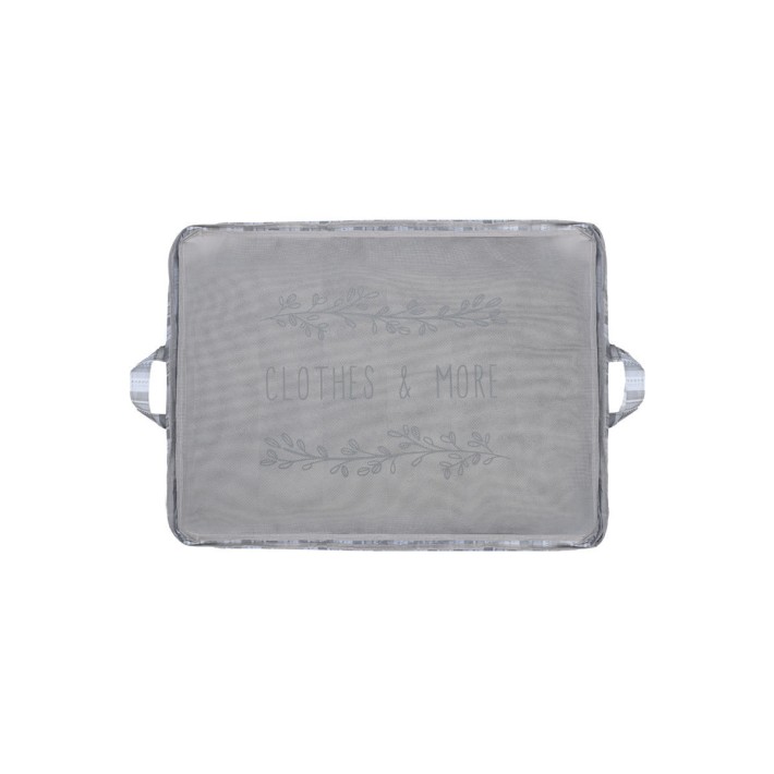 ESTIA ΘΗΚΗ ΑΠΟΘΗΚΕΥΣΗΣ NON WOVEN ΥΦΑΣΜΑΤΙΝΗ 60x45x35cm ΜΕ ΠΑΡΑΘΥΡΟ IVORY