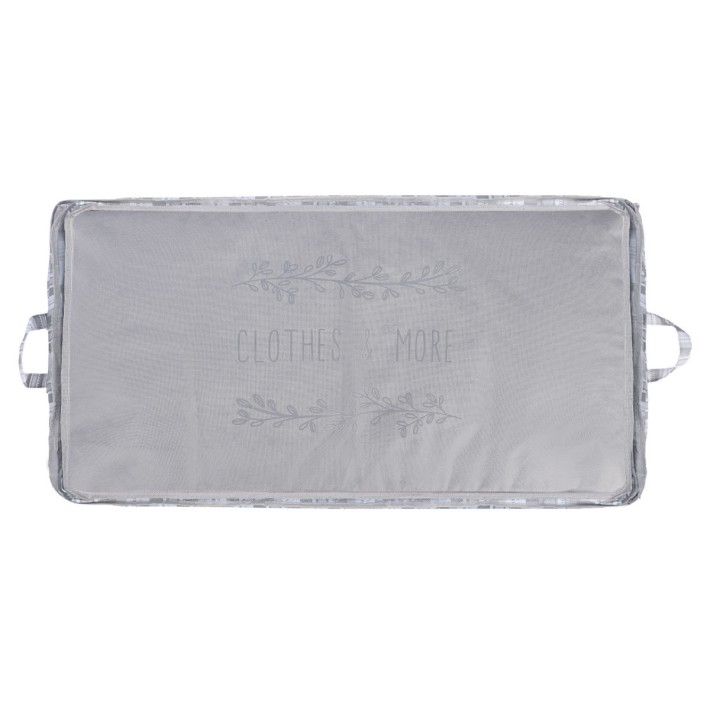 ESTIA ΘΗΚΗ ΑΠΟΘΗΚΕΥΣΗΣ NON WOVEN ΥΦΑΣΜΑΤΙΝΗ 100x50x20cm ΜΕ ΠΑΡΑΘΥΡΟ IVORY