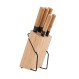ESTIA ΜΑΧΑΙΡΙΑ BAMBOO ESSENTIALS ΑΝΟΞΕΙΔΩΤΑ ΜΕ ΒΑΣΗ ΣΕΤ 5 ΤΕΜ.