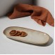 ESTIA ΠΙΑΤΕΛΑ ΟΒΑΛ VIGNETTE STONEWARE 31cm IVORY