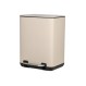 ESTIA ΧΑΡΤΟΔΟΧΕΙΟ ΜΠΑΝΙΟΥ CUBIC SOFT CLOSE 6lt TAUPE