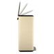 ESTIA ΚΑΔΟΣ ΑΠΟΡΡΙΜΑΤΩΝ CUBIC SOFT CLOSE 30lt IVORY