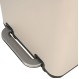 ESTIA ΧΑΡΤΟΔΟΧΕΙΟ ΜΠΑΝΙΟΥ CUBIC SOFT CLOSE 6lt TAUPE