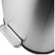 ESTIA ΧΑΡΤΟΔΟΧΕΙΟ ΜΠΑΝΙΟΥ OVOID SOFT CLOSE 6lt ΙΝΟΞ