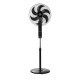 ESTIA ΑΝΕΜΙΣΤΗΡΑΣ ΣΤΑΝΤ ΕΠΙΔΑΠΕΔΙΟΣ BOW 40cm 60w ΜΑΥΡΟΣ