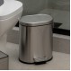 ESTIA ΧΑΡΤΟΔΟΧΕΙΟ ΜΠΑΝΙΟΥ OVOID SOFT CLOSE 6lt ΙΝΟΞ