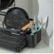ESTIA ΠΙΑΤΟΘΗΚΗ BAMBOO ESSENTIALS ΔΙΩΡΟΦΗ ΜΕΤΑΛΛΙΚΗ ΜΑΥΡΗ ΜΕ BAMBOO ΛΑΒΕΣ